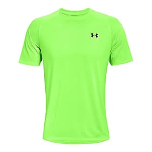 Under Armour Men's Tech 2.0 Short-Sleeve T-Shirt, Quirky Lime (752)/Black, XX-Large for $46