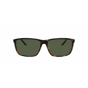 Polo Ralph Lauren Men's PH4171 Rectangular Sunglasses, Shiny Dark Havana/Bottle Green, 57 mm for $90