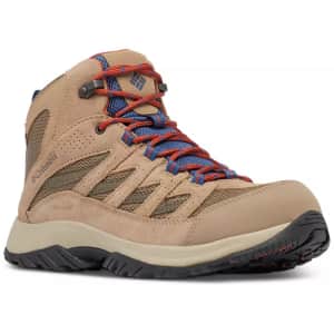 Columbia Men's Crestwood Mid Waterproof Hiking Shoes for $45