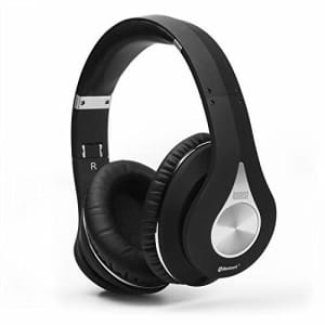 August EP640 Bluetooth Headphones - Wireless Over Ear Headphones with aptX / NFC / 3.5mm Audio In / for $81