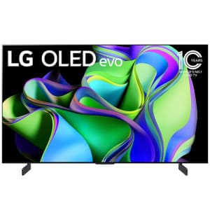 LG OLED evo C3 OLED65C3PUA 65" 4K HDR 120Hz OLED UHD Smart TV for $1,497