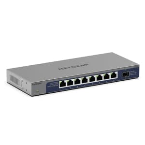 NETGEAR 8-Port 1G/10G Gigabit Ethernet Unmanaged Switch (GS108X) - with 1 x 10G SFP+, Desktop or for $90 NETGEAR 8-Port 1G/10G Gigabit Ethernet Unmanaged Switch (GS108X) - with 1 x 10G SFP+, Desktop or for $90
