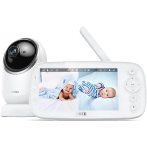 Dreo 5" 720p Split Screen Video Baby Monitor for $140
