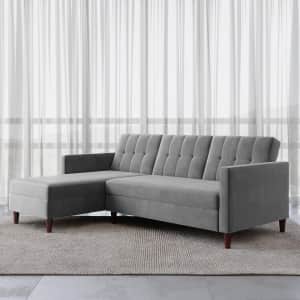 DHP Hartford Reversible Sectional Futon for $268