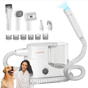 UWANT P100 Dog Hair Vacuum & Grooming Kit for $65
