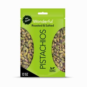 Wonderful Pistachios Roasted & Salted 12-oz. Bag for $5.89 via Sub. & Save