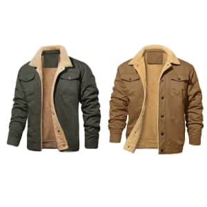 Bettermrcloth Men's Fleece Lined Winter Jacket for $19 Bettermrcloth Men's Fleece Lined Winter Jacket for $19
