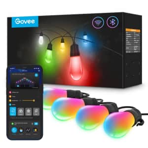 Govee 96-Foot Smart RGBIC Outdoor String Lights for $58 w/ Prime