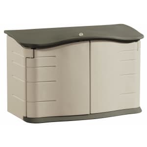 Rubbermaid 4x2-Foot Plastic Horizontal Garbage Shed for $175