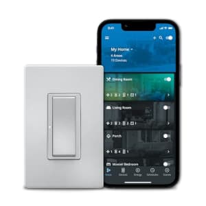 Eaton Wi-Fi Smart Home Switch Works with Hey Google and Alexa, Color Change Kit (Silver Granite/Oil for $39 Eaton Wi-Fi Smart Home Switch Works with Hey Google and Alexa, Color Change Kit (Silver Granite/Oil for $39