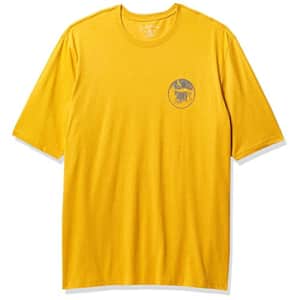G.H. Bass & Co. Men's Big Short Sleeve Graphic Print T-Shirt, Mineral Yellow, 3X-Large Tall for $7 G.H. Bass & Co. Men's Big Short Sleeve Graphic Print T-Shirt, Mineral Yellow, 3X-Large Tall for $7