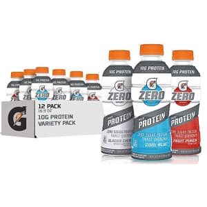 Gatorade Zero 3 Flavor 16.9-oz. Variety 12-Pack for $11 via Sub. & Save