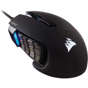 Corsair SCIMITAR RGB Elite Wired Gaming Mouse for $50