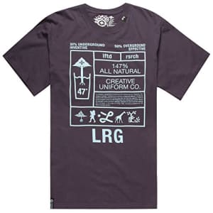 LRG Men's Formula 147 T-Shirt, Plum, Large for $19 LRG Men's Formula 147 T-Shirt, Plum, Large for $19