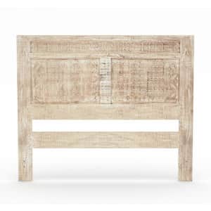 Home Decorators Collection Print Block Whitewash Queen Headboard for $134 Home Decorators Collection Print Block Whitewash Queen Headboard for $134