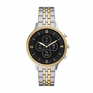 Fossil Women's Charter Stainless Steel Hybrid HR Smartwatch, Color: Two-Tone (Model: FTW7032) for $286