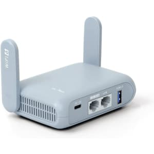 GL.iNet Beryl AX Pocket-Sized Wi-Fi 6 Wireless Travel Gigabit Router for $79