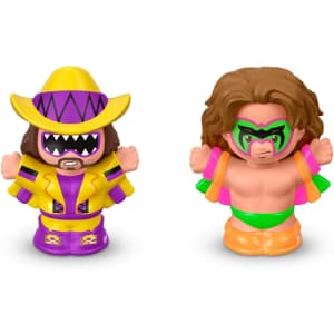 Fisher-Price Little People WWE Ultimate Warrior & "Macho Man" Randy Savage Figures for $29