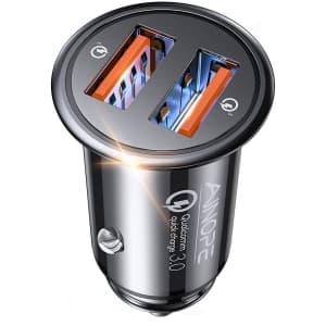 Ainope 36W Dual Port USB Car Charger for $6
