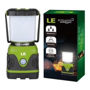 LE 1,000-Lumen Dimmable Portable LED Camping Lantern for $13 LE 1,000-Lumen Dimmable Portable LED Camping Lantern for $13