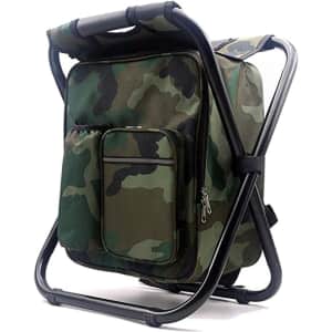 Portable Cooler Backpack Chair for $26