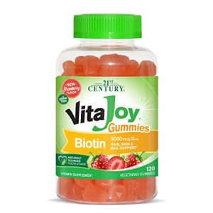 21st Century Vitajoy Biotin Gummies, Strawberry, 120 Count for $10