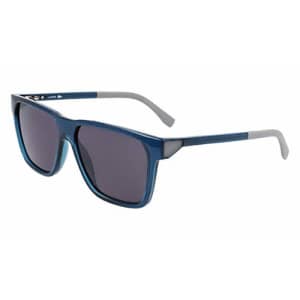 Lacoste Men's L934S-424 Square Sunglasses, Blue, 57/14/135 for $87