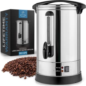 Zulay Premium 100-Cup Commercial Coffee Urn for $149
