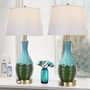 Vase-Shaped Table Lamp 2-Pack for $45