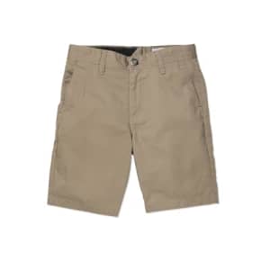 Volcom Frickin Chino Shorts (Big Little Boys Sizes), Khaki 1, 24 for $23