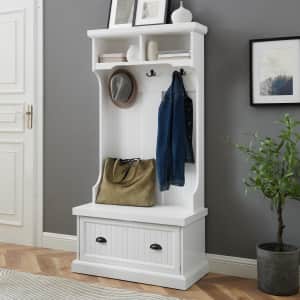 Crosley Furniture Shoreline Hall Tree for $309 Crosley Furniture Shoreline Hall Tree for $309