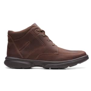 Clarks Men's Bradley Mid Leather Casual Boots for $40