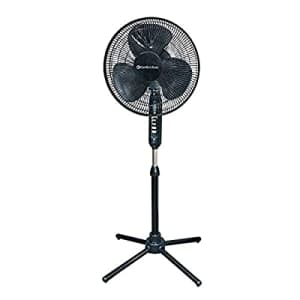 Comfort Zone HBCZST161BTEBK Oscillating Pedestal Fan, Black for $68