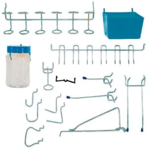Crawford 43-Piece Pegboard Organizer for $8 Crawford 43-Piece Pegboard Organizer for $8