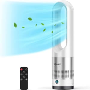 Zicooler 22" Bladeless Tower Fan w/ Remote for $170