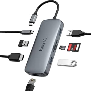 NewQ 8-in-1 USB-C Hub for $40