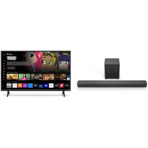 Vizio D-Series 40" 1080p HD Smart TV w/ M-Series 2.1 Immersive Sound Bar for $348
