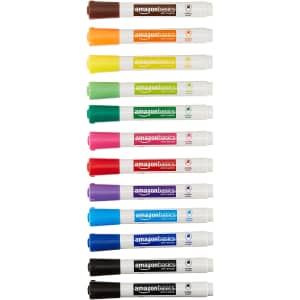 AmazonBasics Dry Erase White Board Markers 12-Pack for $6.19 w/ Sub & Save AmazonBasics Dry Erase White Board Markers 12-Pack for $6.19 w/ Sub & Save
