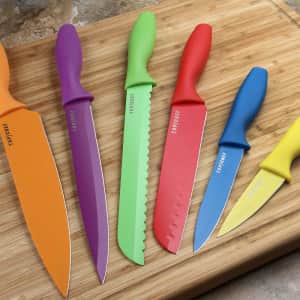 Top Chef 6-Piece Colored Stainless Steel Knife Set for $24 Top Chef 6-Piece Colored Stainless Steel Knife Set for $24