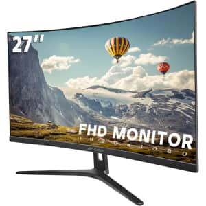 CRUA 27" 1080p Curved Gaming Monitor for $119 CRUA 27" 1080p Curved Gaming Monitor for $119