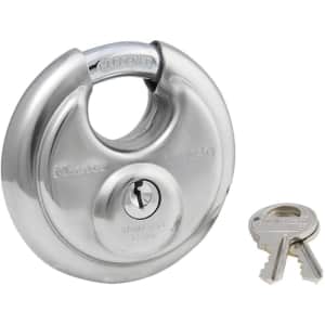 Master Lock Stainless Steel Discus Padlock for $13