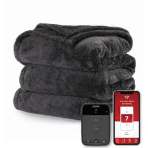 Sunbeam Wi-Fi Connected Queen Electric Blanket for $26