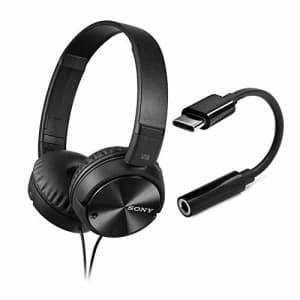 Sony MDR-ZX110NC Noise-Cancelling Headphones with Knox Gear Type-C to 3.5mm Headphone Adapter for $48