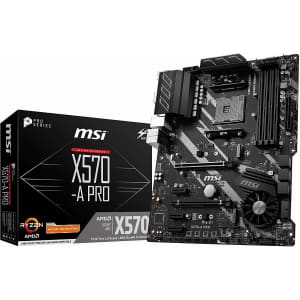 MSI X570-A PRO AM4 ATX Motherboard (X570APRO) for $130 MSI X570-A PRO AM4 ATX Motherboard (X570APRO) for $130