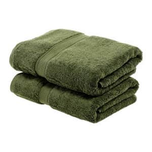 SUPERIOR Solid Egyptian Cotton 2-Piece Bath Towel Set for $57