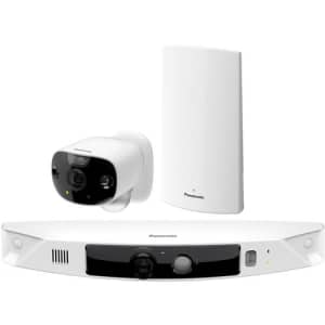 Panasonic HomeHawk Outdoor Wireless Smart Home Security 2-Camera Kit for $150 Panasonic HomeHawk Outdoor Wireless Smart Home Security 2-Camera Kit for $150