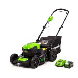 Greenworks 40V Cordless 20" Push Lawn Mower Kit for $249