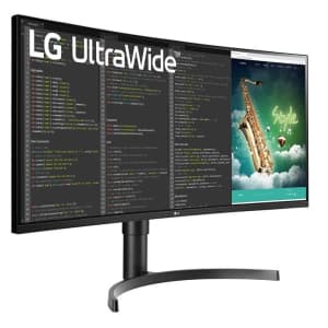 LG 35" Ultrawide 1440p HDR 100Hz Curved FreeSync LED Monitor for $298