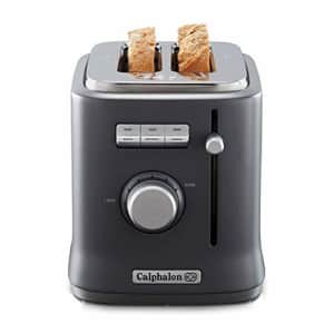 Calphalon 2084021 Intellicrisp 2 Slice Toaster, Black (Renewed) for $55 Calphalon 2084021 Intellicrisp 2 Slice Toaster, Black (Renewed) for $55