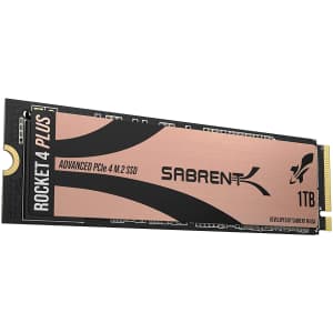 Sabrent 1TB Rocket 4 Plus NVMe 4.0 Gen4 PCIe M.2 Internal SSD for $120
